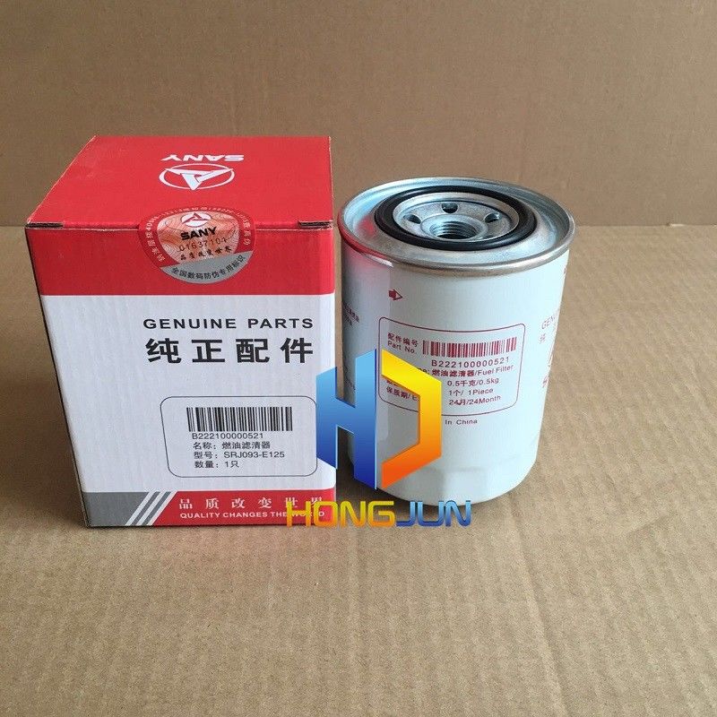 Động cơ diesel Sany bộ phận máy đào, B222100000520 Bộ lọc nhiên liệu máy đào