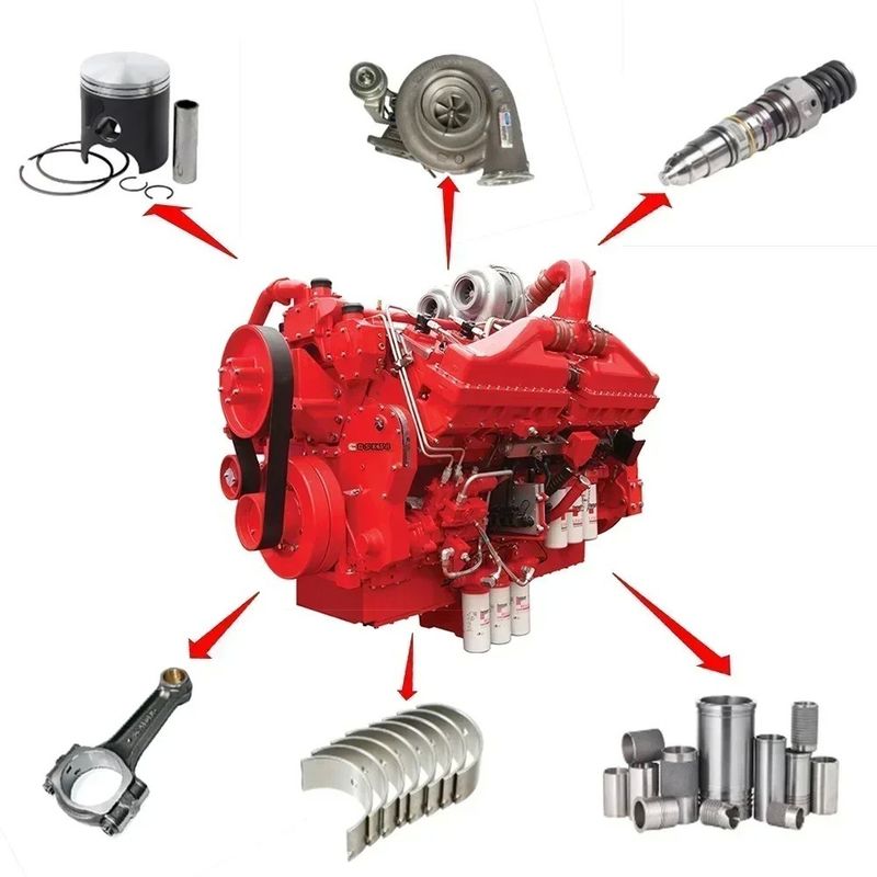 Máy sửa chữa Sửa chữa động cơ Phần HX55 3593608 4352297 Ống tăng áp cho QSM11